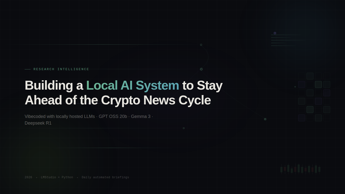 Local AI system overview